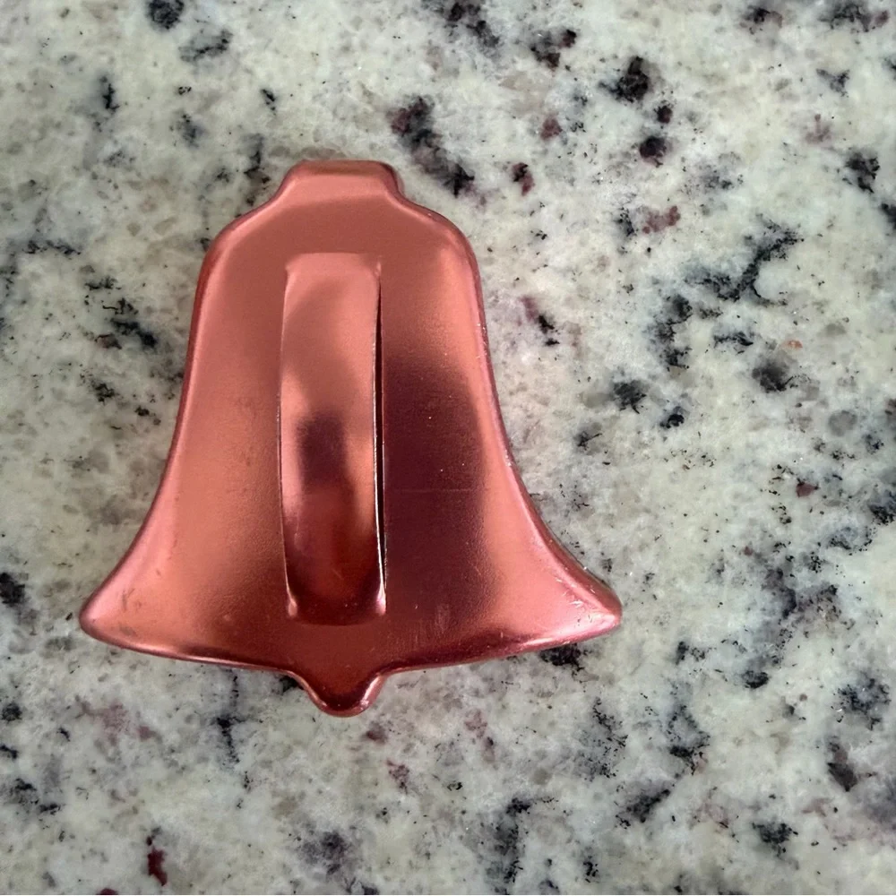 Vintage Copper Christmas Cookie Cutters Set of 5 Gingerbread Man Tree Santa